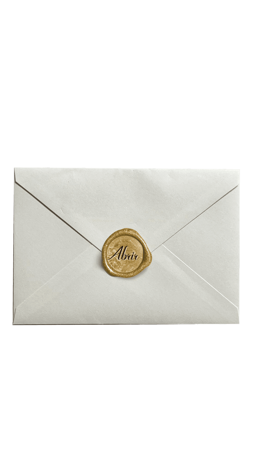 Sobre de invitación de boda